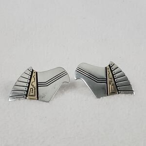 Carolyn Pollack Relios 14k Gold & Sterling Silver Earrings